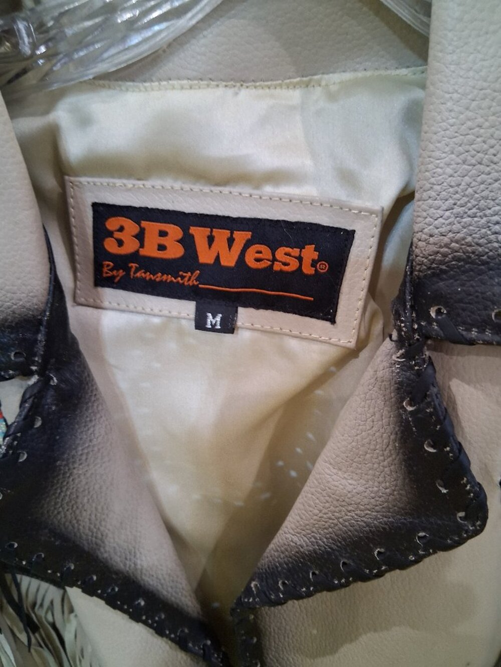 Vintage 3B West Western Suede Leather Jacket-Women's